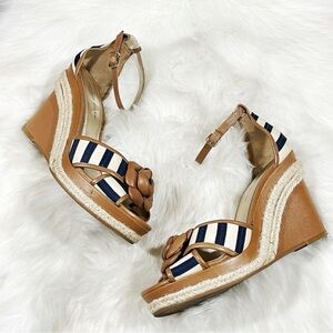 Antonio Melani Striped Wedge Heels